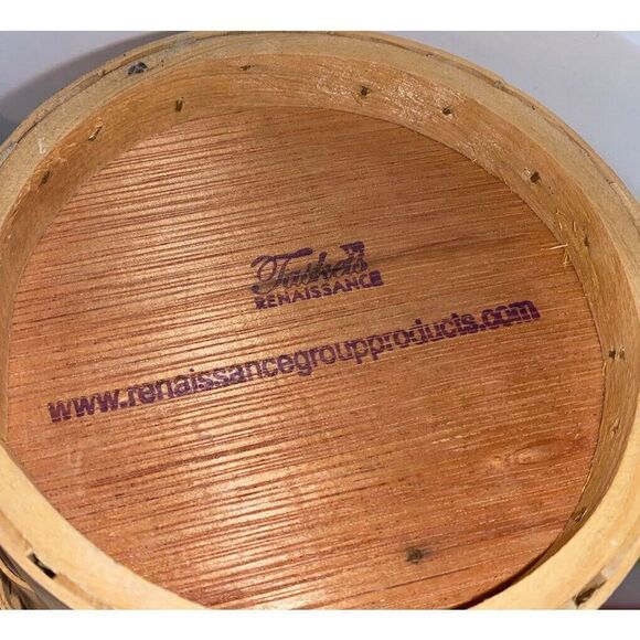 Renaissance Taskets Wooden Flower Vase With Water Proof Liner - Picture 6 of 6